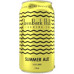 Ironbark Hill Brewing Co Summer Ale - The Beer Drop