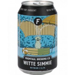 Frontaal Witte Simmie Witbier Op=Op (THT 03-25) - Drankgigant.nl