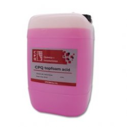 CPQ topfoam acid - detergente espumante ácido - garrafa 25kg - Todocerveza