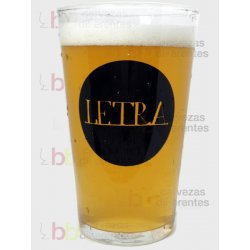 Letra - vaso - Cervezas Diferentes