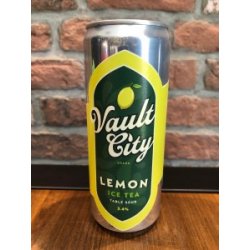 Lemon Ice Tea Table Sour  Vault City - The Hoptimist