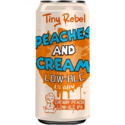 Tiny Rebel Brewing Peaches and Cream Low-Alc IPA   - The Beer Garage