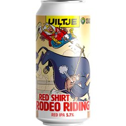 Uiltje Brewing Company Red Shirt Rodeo Riding