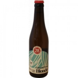 Brasserie 28 By Caulier Caulier 28 Blonde sans gluten 33cl - Charlemagne Boissons