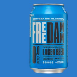 Alcohol Free  Non Alcoholic Damm Zero Beer Can (0.0% ABV) - Wise Bartender - Wise Bartender