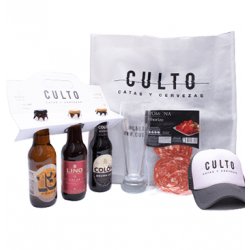 3pack Regalo con vaso chorizo y gorra - Culto Cervecero