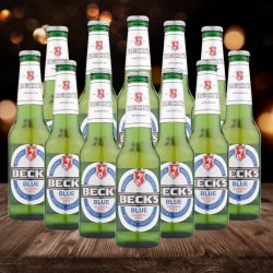 Becks Blue Alcohol Free Lager 275ml Bottles (12 Pack) - 0.0% ABV - Beerhunter