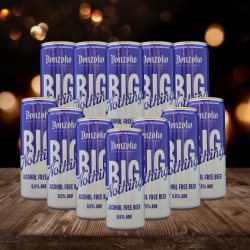 Donzoko Big Nothing British Low Alcohol Beer 330ml Cans -  0.5% ABV (12 Pack) - Beerhunter