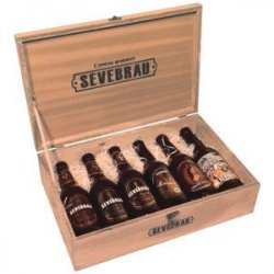 Sevebrau Estuche de madera con 6 cervezas artesanas surtidas - Sevebrau