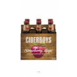 Ciderboys Strawberry Magic 12oz 6pk Btl - Luekens Wine & Spirits