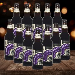 Titanic Brewery British Plum Porter 500ml Bottles - 4.9% ABV (12 Pack) - Beerhunter