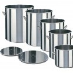 HERVIDOR INOX 50 LITROS FONDO PLANO - Tienda INVIA