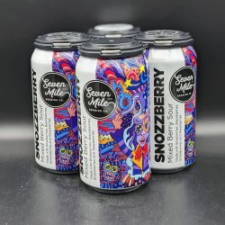 Seven Mile Snozzberry Mixed Berry Sour Can 4pk - Saccharomyces Beer Cafe