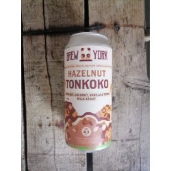 Brew York Hazelnut Tonkoko 4.3% (440ml can) - waterintobeer