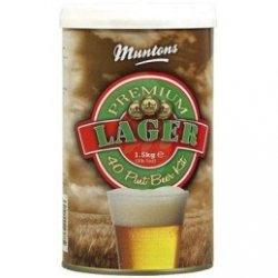 Cerveza Premium Lager Muntons - 1,5 kg - 23 L - El Secreto de la Cerveza