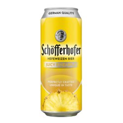 Schofferhofer Juicy Pineapple - Lower Alcohol Fruit Beer - Dry Drinker