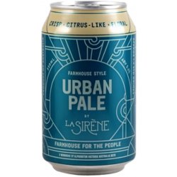 La Sirene Urban Pale 330ml - BoozeBud