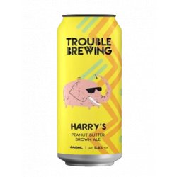 Trouble Brewing- Harry's Peanut Butter Brown Ale 5.8% ABV 440ml Can - Martins Off Licence