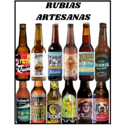 LOTE - RUBIAS  ARTESANAS - Según Stock 12 Botellas 33cl - Buscador de Cervezas - Brewhouse