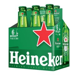 Heineken Lager 6 pack 7 oz. Bottle - Kelly’s Liquor