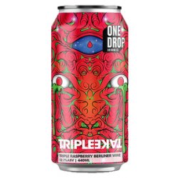 One Drop Triple Take Raspberry Intensely Fruited Sour - Hopshop