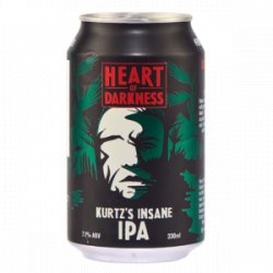 HEART OF DARKNESS – KURTZ’S INSANE IPA 7,1% – Thùng 24 lon  Lon 330ml - BIA NHẬP ĐÀ NẴNG