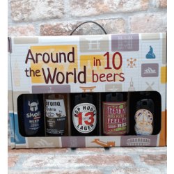 Cadeaupakket Around the World in 10 Beers - 33 CL - House of Beers Uden