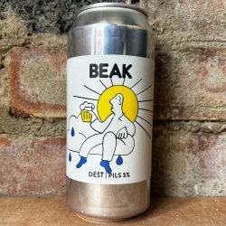 Beak Dest Lager 5% (440ml) - Caps and Taps