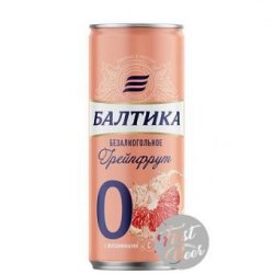 Bia Không Cồn Baltika 0 Grapefruit – Lon 330ml – Thùng 24 Lon - First Beer – Bia Nhập Khẩu Giá Sỉ