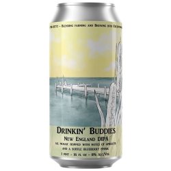 The Brookeville Beer Farm Drinkin Buddies Imperial IPA 4 pack 16 oz. - Petite Cellars