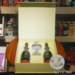 Hộp Quà Bia Abbaye Premier Royale 9.0%  2 Chai 750ml & 1 Ly - First Beer – Bia Nhập Khẩu Giá Sỉ