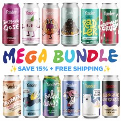 Yonder Mega Bundle - 12x 440ml cans - Yonder Brewing