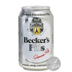 Bia Becker’s Pils 4.9% – Lon 330ml – Thùng 24 Lon - First Beer – Bia Nhập Khẩu Giá Sỉ