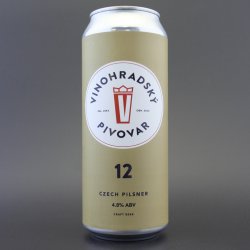 Vinohradsky Pivovar - Vinohradská 12 - 4.8% (500ml) - Ghost Whale