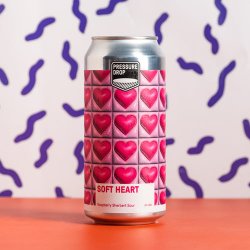 Pressure Drop  Soft Heart Raspberry Sherbert Sour  6% 440ml Can - All Good Beer