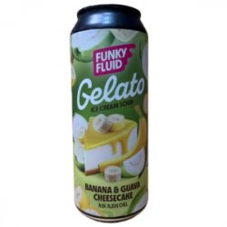 Funky Fluid Gelato: Banana & Guava Cheesecake