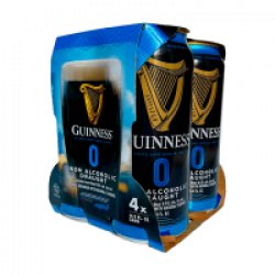 Guinness 0 NA 14.9oz 4pk Cn - Luekens Wine & Spirits