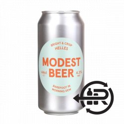 Modest Beer Bright & Crisp (Barefoot In Morning Dew) - Craft Central