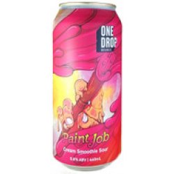 One Drop Paint Job - Cream Smoothie Sour 440mL ABV 5.8%  Australian Craft Beer - Hopshop