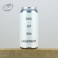 Up Front Das Ist Ein Lagerbier - Radbeer