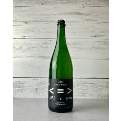 Botanist & Barrel - Less Is More Pét Nat Cider (750 mL) - Press Then Press