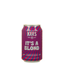 Kees It's a Blond 33CL blik - Belgian Beer Heaven