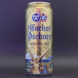 Hacker Pschorr - Munchener Gold [can] - 5.5% (500ml) - Ghost Whale