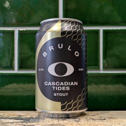 Brulo  Cascadian Tides : Alcohol Free Stout - Dead Time Beers