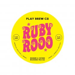 PLAY BREW CO̠ RUBY ROO