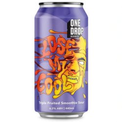 One Drop Brewing Lose My Cool Triple Fruited Smoothie Sour 440ml - The Beer Cellar