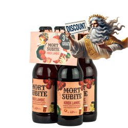 Mort Subite Kriek Lambic 25Cl 3+1 - Belgian Beer Heaven