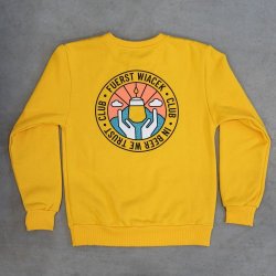 Fuerst Wiacek In Beer We Trust Sweatshirt  Yellow - FUERST WIACEK