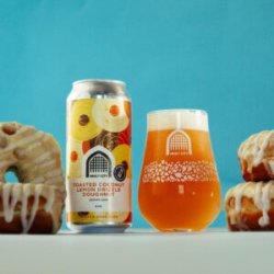 Vault City  Toasted Coconut Lemon Drizzle Doughnut [4.1% Sour] - Red Elephant