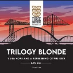 Three Brothers Brewing Co Trilogy Blonde